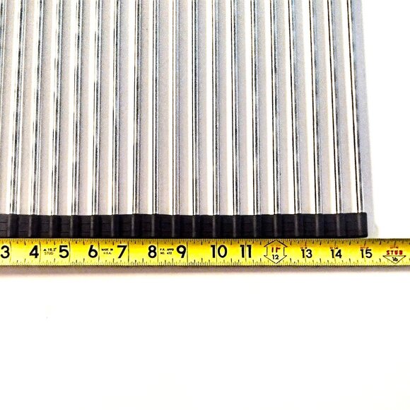 Roll-Up Dish Drying Racks ~ Set 2 - Over Sink/Counter Mats - S.S. & Silicon NEW! - Picture 12 of 14